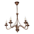 ANTON Chain-Hung Chandelier, 5 x E14/15W/230V, Bronze