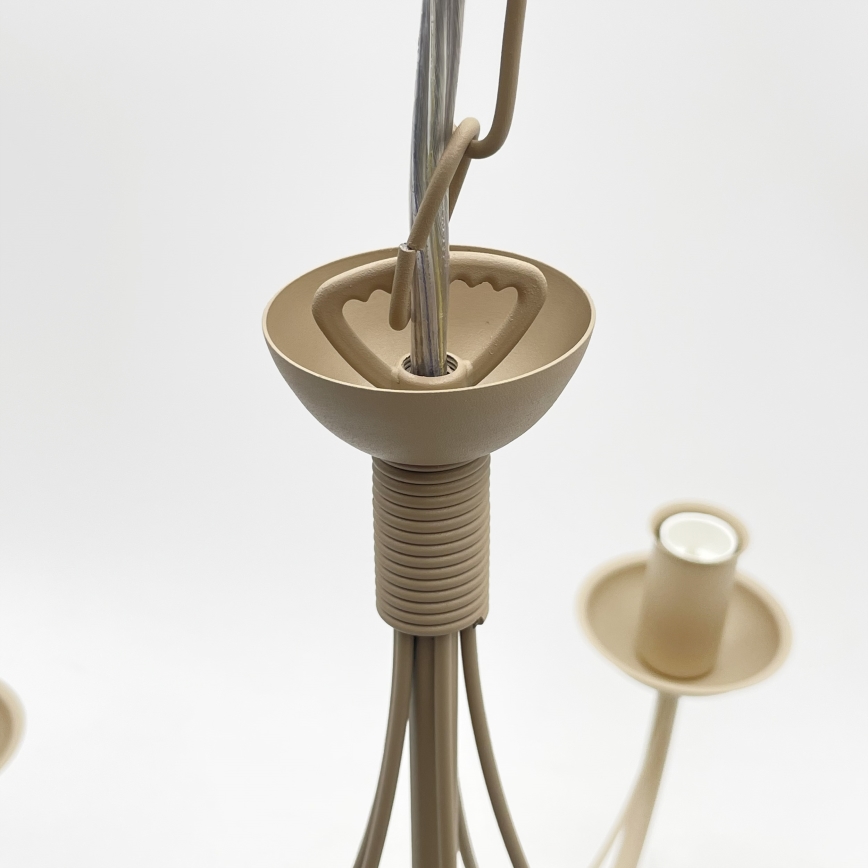 ANTON Chain-Hung Chandelier 5xE14/60W/230V, Beige