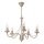 ANTON chain-mounted chandelier 5xE14/60W/230V, beige