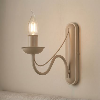 ANTON Wall Lamp 1xE14/60W/230V Beige