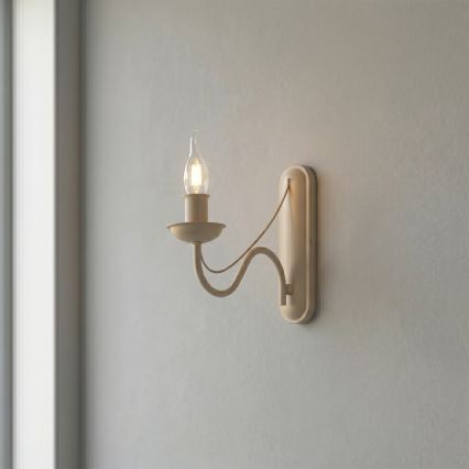 ANTON Wall Lamp 1xE14/60W/230V Beige
