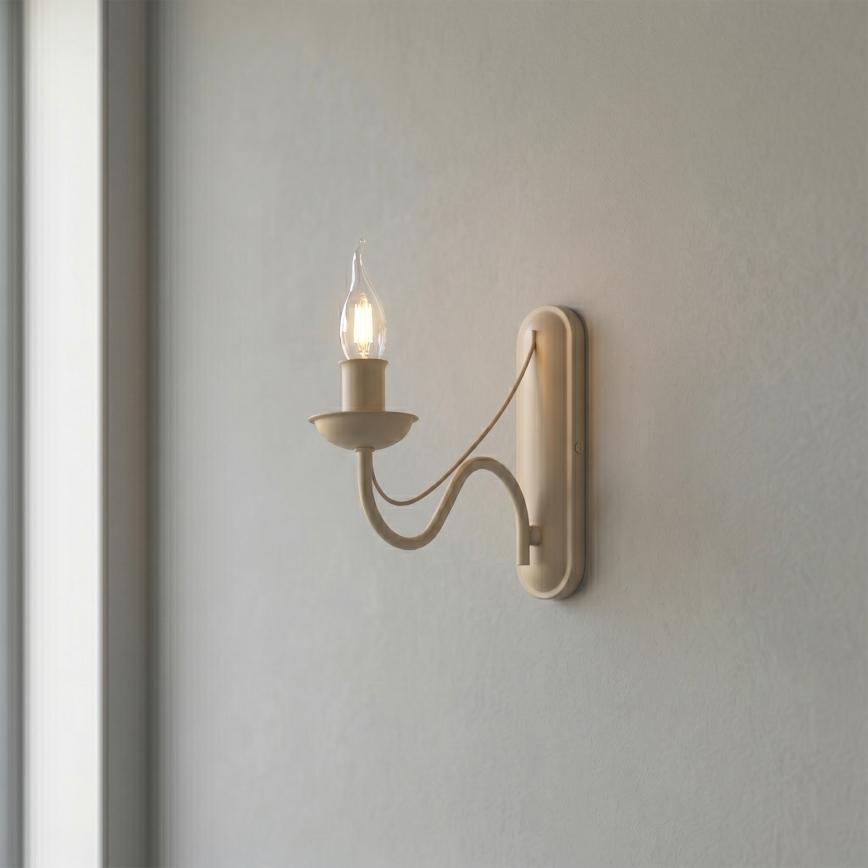 ANTON Wall Lamp 1xE14/60W/230V Beige