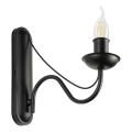ANTON wall lamp 1xE14/60W/230V black