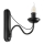 ANTON wall lamp 1xE14/60W/230V black