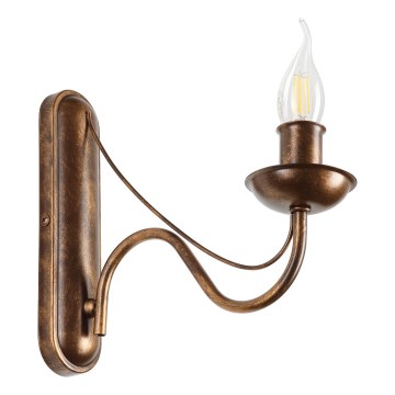 ANTON Wall Lamp 1xE14/60W/230V bronze