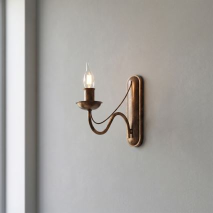 ANTON Wall Lamp 1xE14/60W/230V bronze