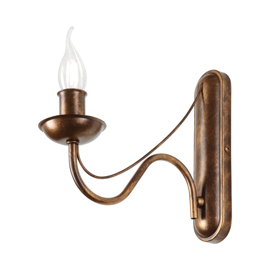 ANTON Wall Lamp 1xE14/60W/230V bronze