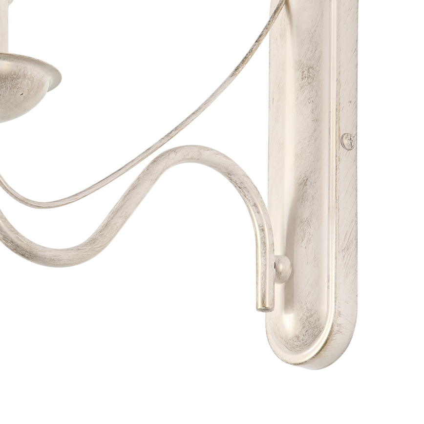 ANTON Wall Lamp 1xE14/60W/230V White Patina