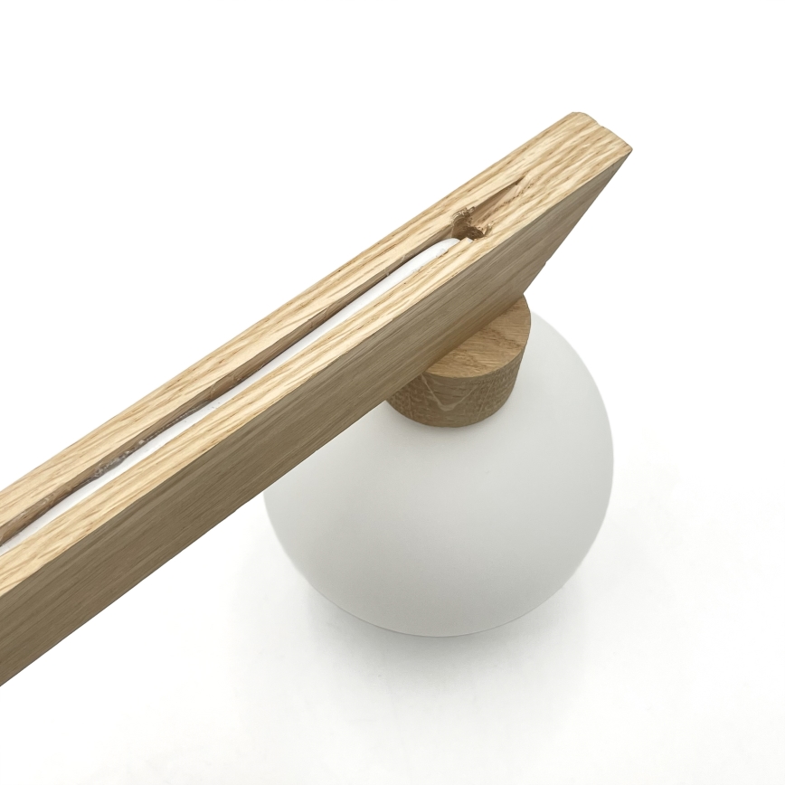 ANTONIO flush-mount chandelier 3xG9/5W/230V oak/white