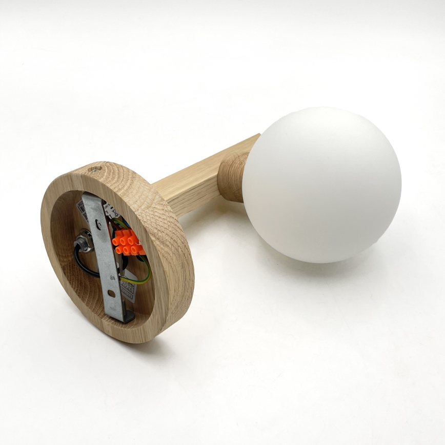 ANTONIO wall lamp 1xG9/5W/230V oak/white