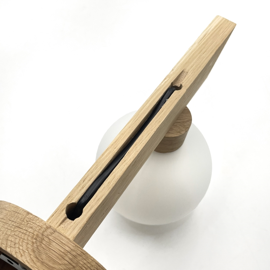 ANTONIO wall lamp 1xG9/5W/230V oak/white