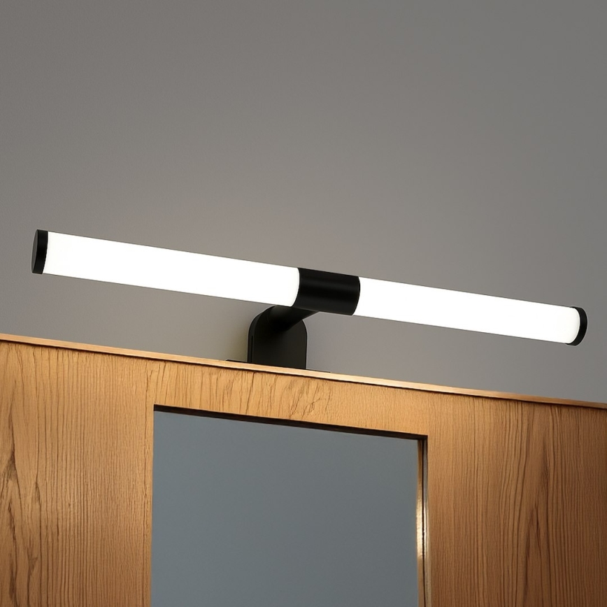 APA LED Bathroom Mirror Light, 6W/230V, 40 cm, IP44, Black