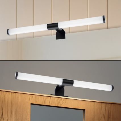 APA LED Bathroom Mirror Light, 6W/230V, 40 cm, IP44, Black