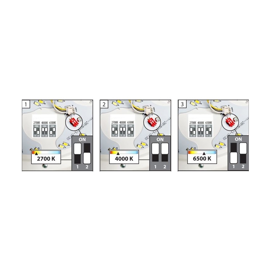 APLED - LED Bathroom ceiling light with a sensor LENS LED/16W/230V IP44 2700-6500K