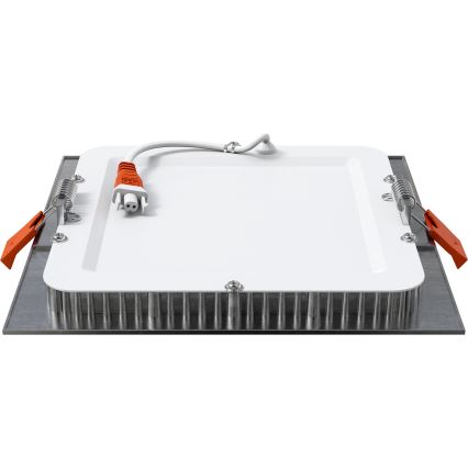 APLED - LED Bathroom recessed light SQUARE LED/12W/230V IP41 170x170 mm