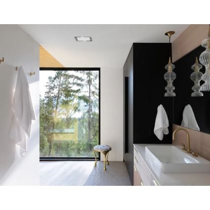 APLED - LED Bathroom recessed light SQUARE LED/18W/230V IP41 220x220 mm