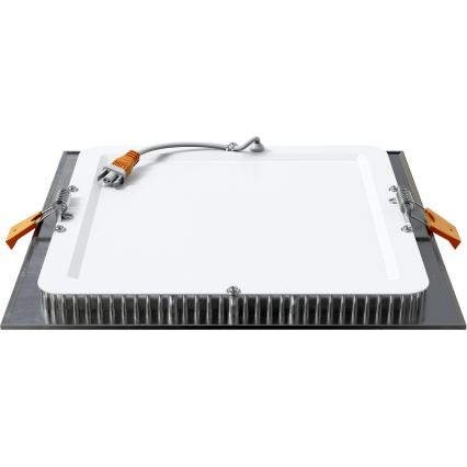 APLED - LED Bathroom recessed light SQUARE LED/18W/230V IP41 220x220 mm