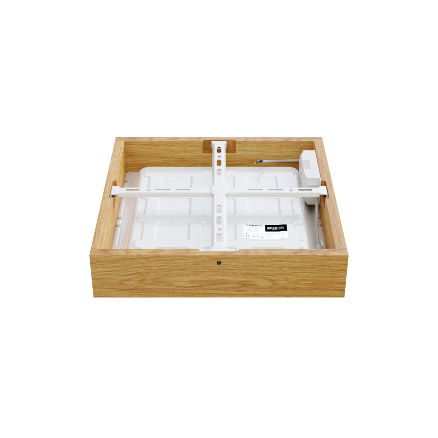 APLED - LED Ceiling light QUADRA LED/24W/230V oak