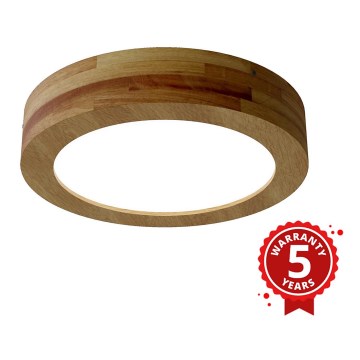 APLED - LED Ceiling light RONDO LED/24W/230V d. 30 cm oak