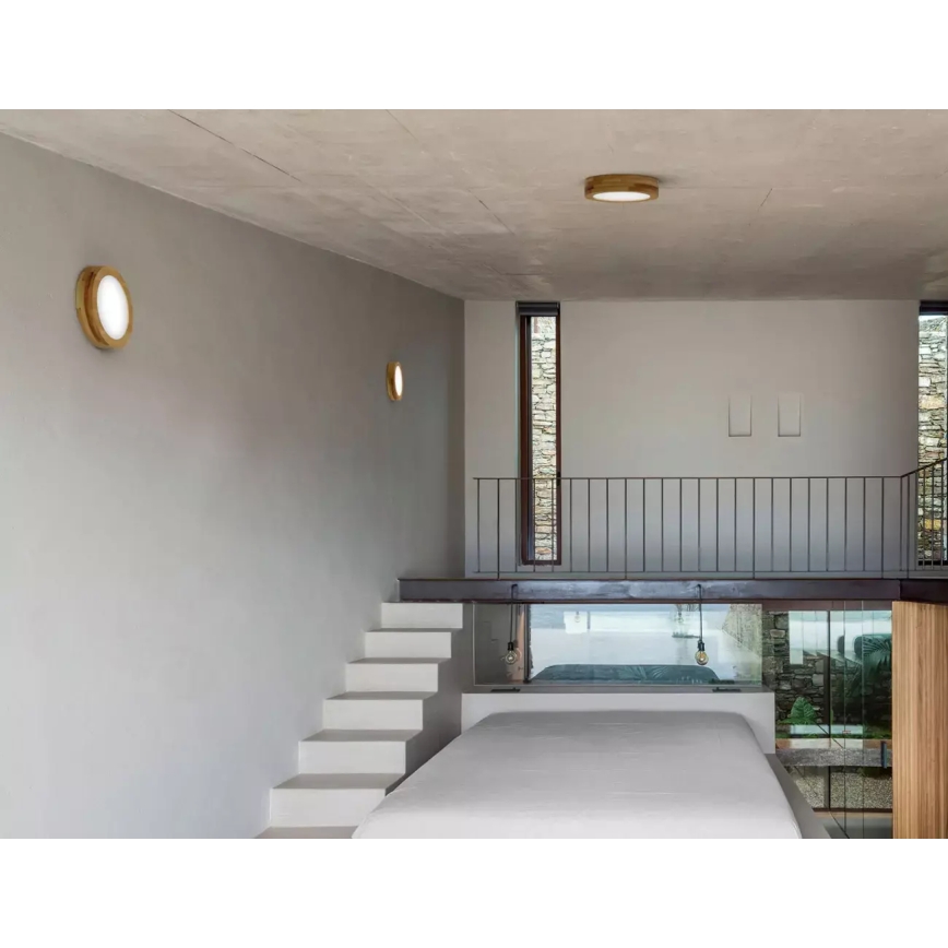 APLED - LED Ceiling light RONDO LED/24W/230V d. 30 cm oak