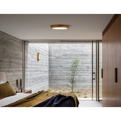 APLED - LED Ceiling light RONDO LED/36W/230V d. 40 cm oak