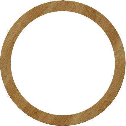 APLED - LED Ceiling light RONDO LED/36W/230V d. 40 cm oak