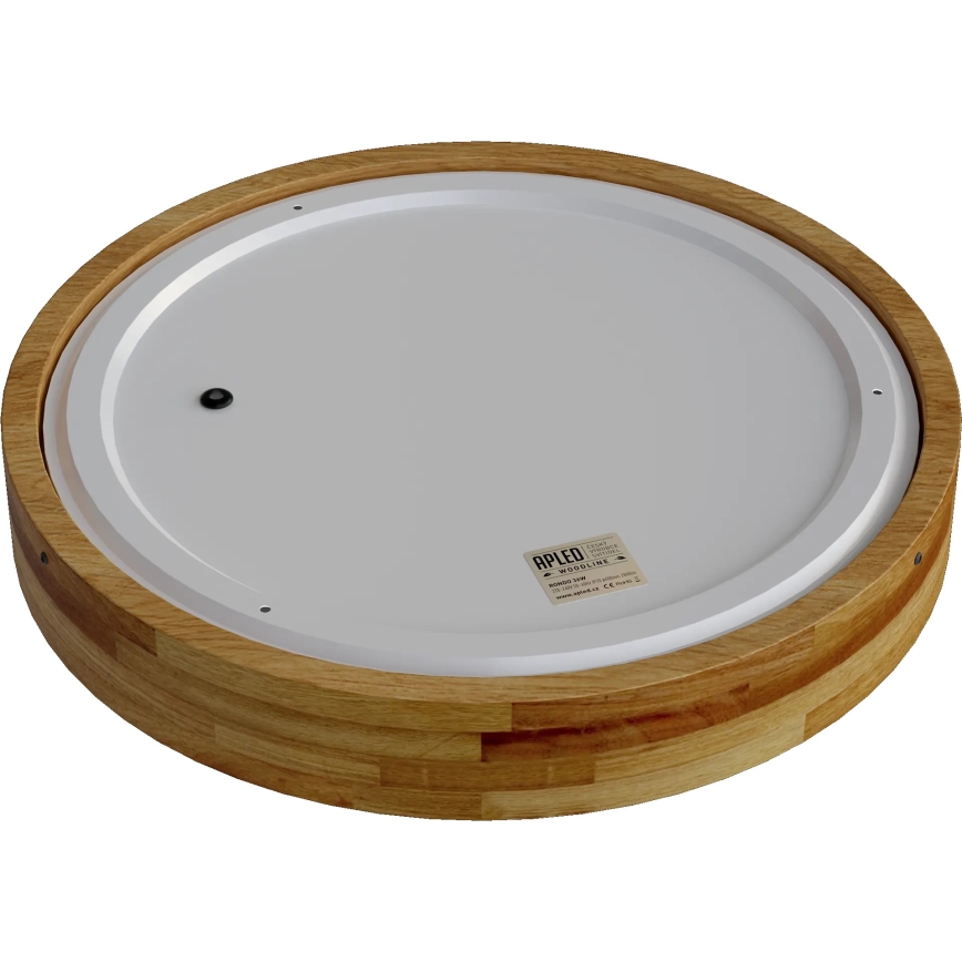 APLED - LED Ceiling light RONDO LED/36W/230V d. 40 cm oak