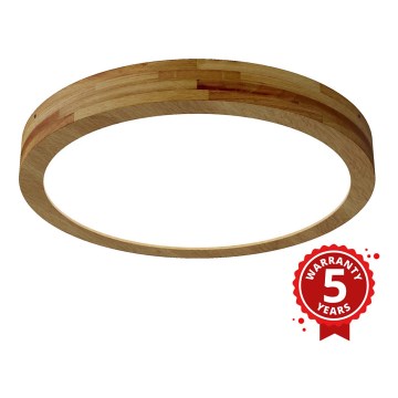 APLED - LED Ceiling light RONDO LED/48W/230V d. 50 cm oak