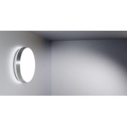APLED - LED Ceiling light with sensor LENS PP TRICOLOR LED/18W/230V IP44 2700 - 6500K 1210lm