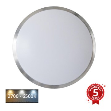 APLED - LED Ceiling light with sensor LENS PP TRICOLOR LED/18W/230V IP44 2700 - 6500K 1210lm
