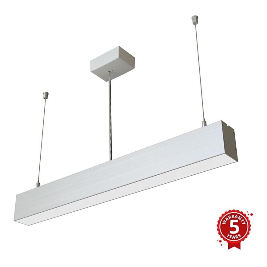 APLED - LED Chandelier on a string LOOK LED/23W/230V 4000K 60 cm silver