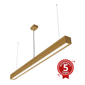 APLED - LED Chandelier on a string LOOK LED/48W/230V 4000K 150 cm oak