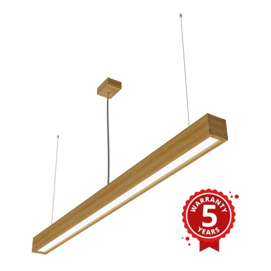 APLED - LED Chandelier on a string LOOK LED/48W/230V 4000K 150 cm oak