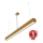 APLED - LED Chandelier on a string LOOK LED/48W/230V 4000K 150 cm oak
