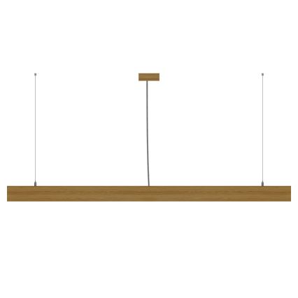 APLED - LED Chandelier on a string LOOK LED/48W/230V 4000K 150 cm oak