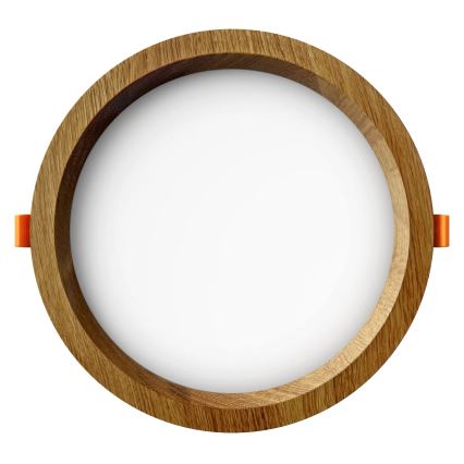 APLED - LED Recessed light RONDO WOODLINE LED/12W/230V 3000K d. 20 cm oak solid wood