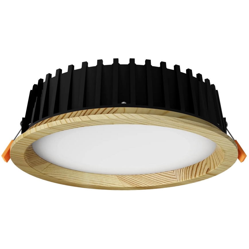APLED - LED Recessed light RONDO WOODLINE LED/12W/230V 3000K d. 20 cm pine solid wood