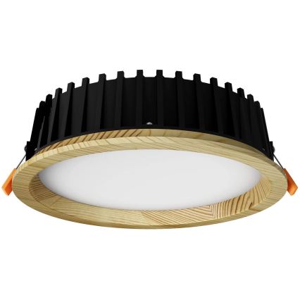 APLED - LED Recessed light RONDO WOODLINE LED/12W/230V 4000K d. 20 cm pine solid wood