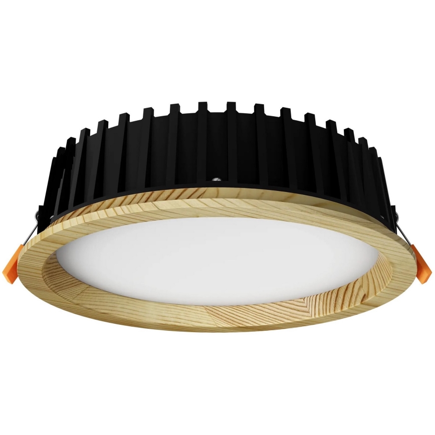 APLED - LED Recessed light RONDO WOODLINE LED/12W/230V 4000K d. 20 cm pine solid wood