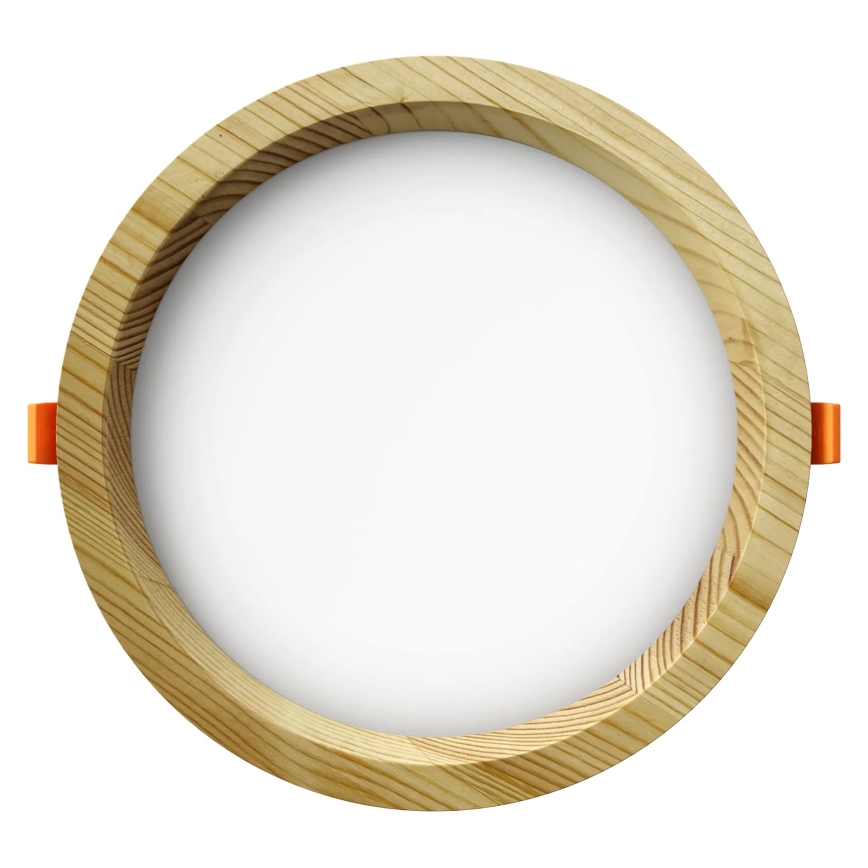 APLED - LED Recessed light RONDO WOODLINE LED/12W/230V 4000K d. 20 cm pine solid wood