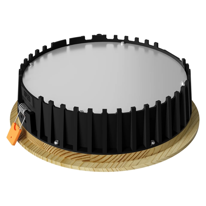 APLED - LED Recessed light RONDO WOODLINE LED/12W/230V 4000K d. 20 cm pine solid wood