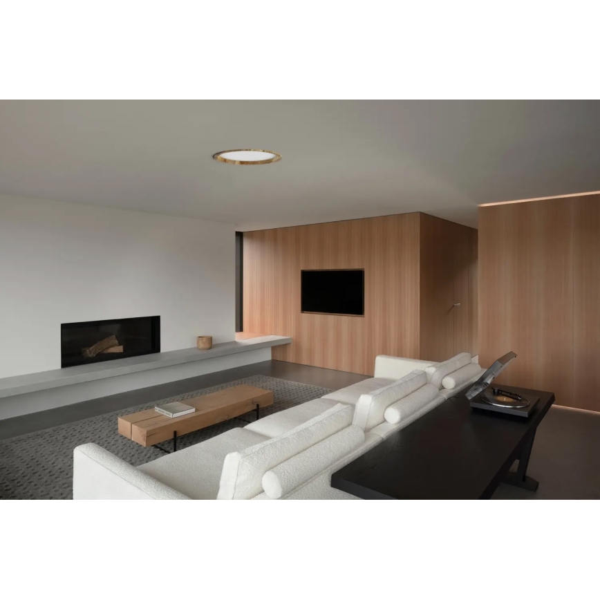 APLED - LED Recessed light RONDO WOODLINE LED/18W/230V 3000K d. 26 cm ash solid wood