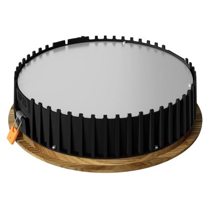 APLED - LED Recessed light RONDO WOODLINE LED/18W/230V 3000K d. 26 cm ash solid wood