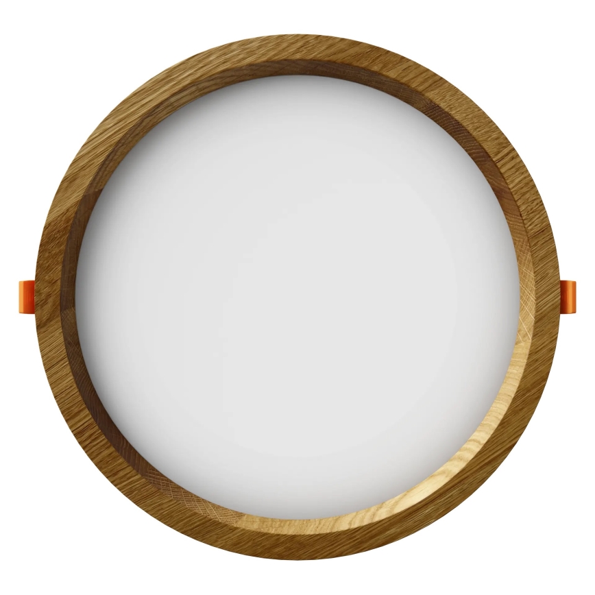 APLED - LED Recessed light RONDO WOODLINE LED/18W/230V 3000K d. 26 cm oak solid wood