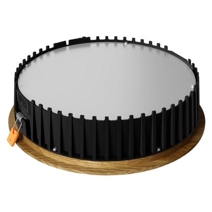 APLED - LED Recessed light RONDO WOODLINE LED/18W/230V 3000K d. 26 cm oak solid wood