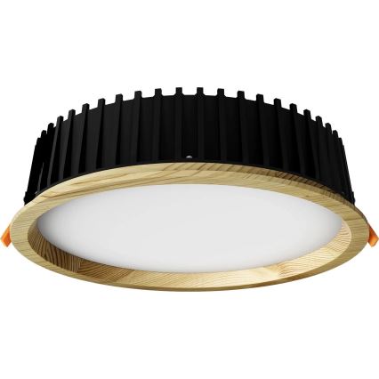 APLED - LED Recessed light RONDO WOODLINE LED/18W/230V 4000K d. 26 cm pine solid wood