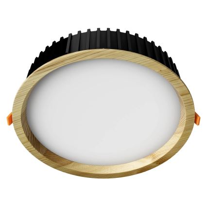 APLED - LED Recessed light RONDO WOODLINE LED/18W/230V 4000K d. 26 cm pine solid wood