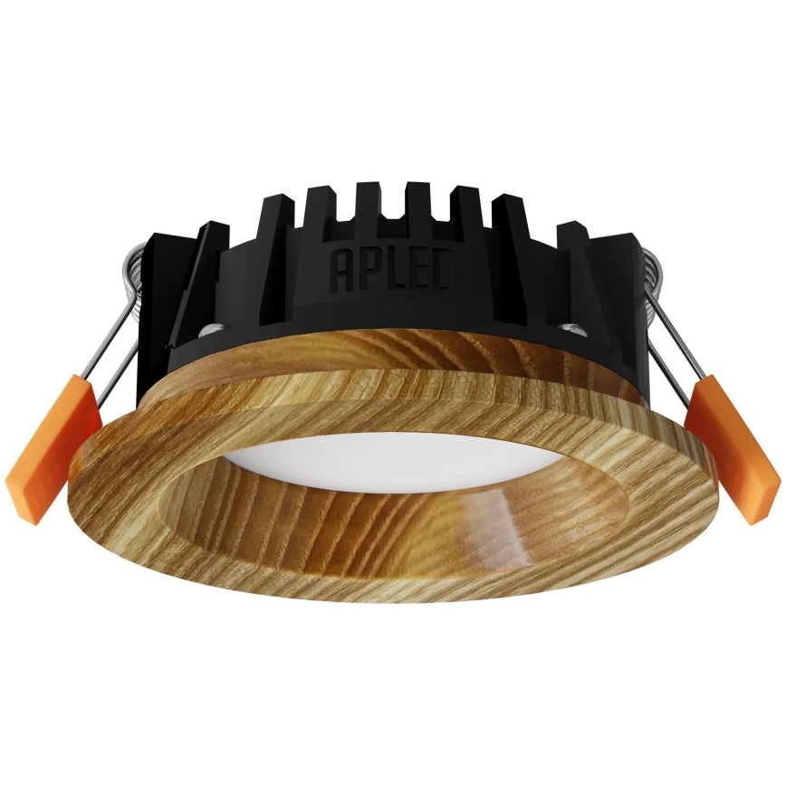 APLED - LED Recessed light RONDO WOODLINE LED/3W/230V 3000K d. 9 cm ash solid wood