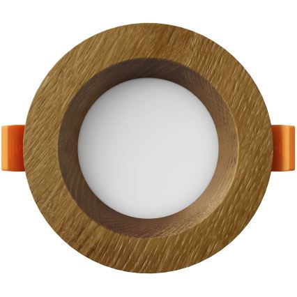 APLED - LED Recessed light RONDO WOODLINE LED/3W/230V 3000K d. 9 cm oak solid wood