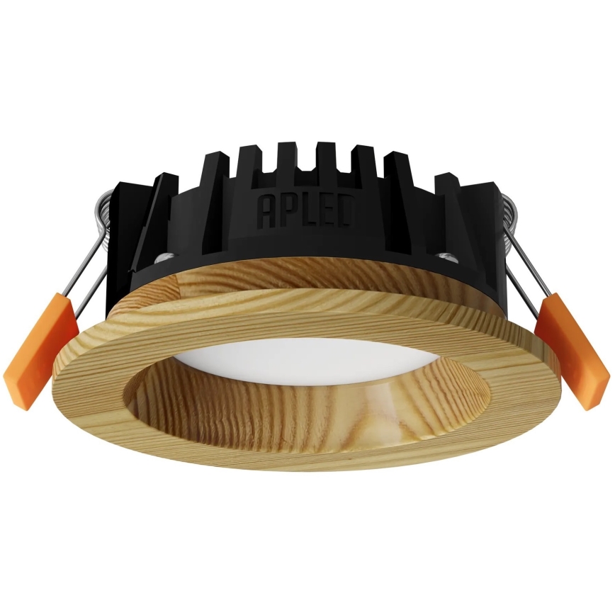 APLED - LED Recessed light RONDO WOODLINE LED/3W/230V 3000K d. 9 cm pine solid wood
